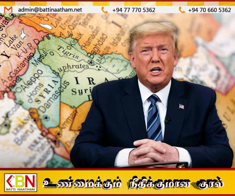 கமேனியை எளிதாக கொலை செய்ய முடியும்; பரபரப்பை கிளப்பிவிட்ட டொனால்ட் ட்ரம்ப்