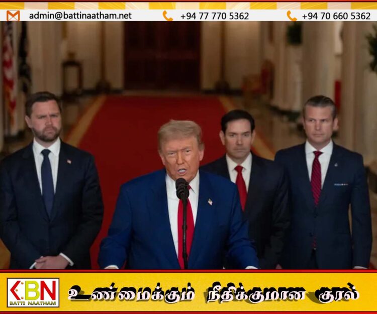 ஈரான் பதில் தாக்க நினைத்தால் அடுத்த தாக்குதல் பெரிதாக இருக்கும்; ட்ரம்ப் எச்சரிக்கை