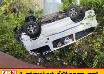 வாழைச்சேனை பொலிஸ் பிரிவில் வேன் தலைகீழாக கவிழ்ந்து விபத்து