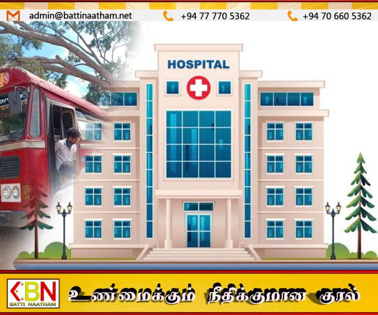 பயணித்துக்கொண்டிருந்த பேருந்து மீது மரம் முறிந்து விழுந்ததில் பாடசாலை மாணவி உட்பட இருவர் காயம்