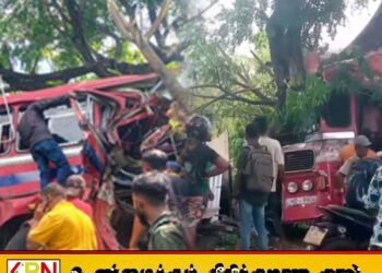 சிலாபம் – புத்தளம் வீதியில் தெதுறு ஓயா பாலத்திற்கு அருகில் இ.போ.ச பஸ் விபத்து