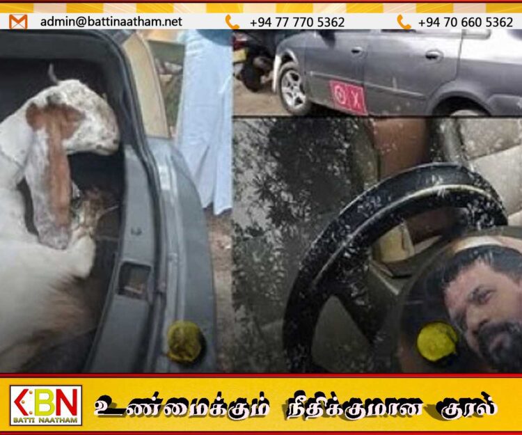 ஜனாதிபதியின் உருவப்படத்துடன் ஆடு கடத்திய இருவர் கைது