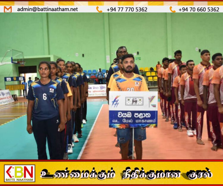 தேசிய விளையாட்டுப் போட்டி; கரப்பந்தாட்டம் இன்று காலியில் ஆரம்பம்
