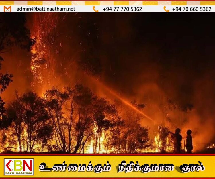 ஜேர்மனி கிழக்குப் பகுதிகளில் ஏற்பட்டுள்ள காட்டுத் தீ; மக்கள் வெளியேற்றம்