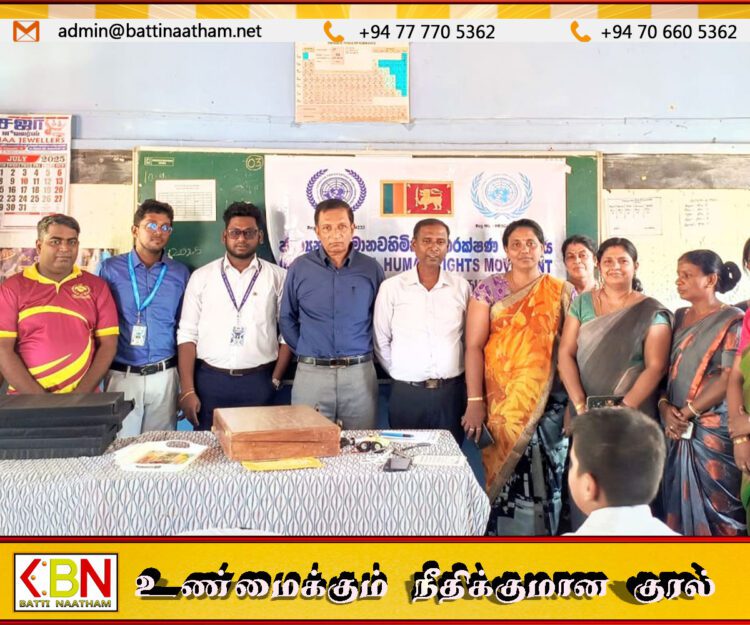 மட்டு ஜோசப்வாஸ் வித்தியாலய பழைய மாணவர் சங்கத்தின் ஏற்பாட்டில் இலவச கண் பரிசோதனை முகாம்