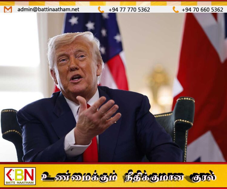 “அமைதியின் தலைவராக இருப்பதில் பெருமைப்படுகிறேன்”; டொனால்ட் டிரம்ப்