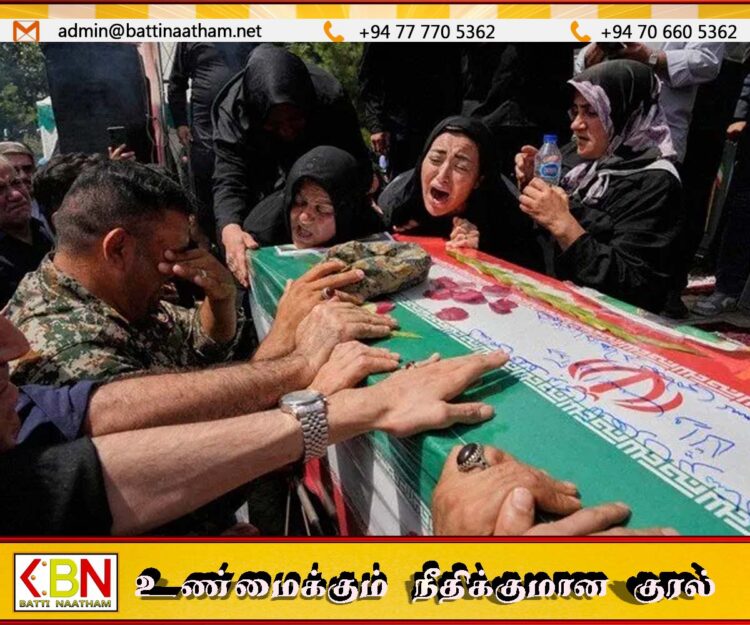 இஸ்ரேலுடனான போரில் 1,060 பேர் பலி; ஈரான் அரசு அறிவிப்பு