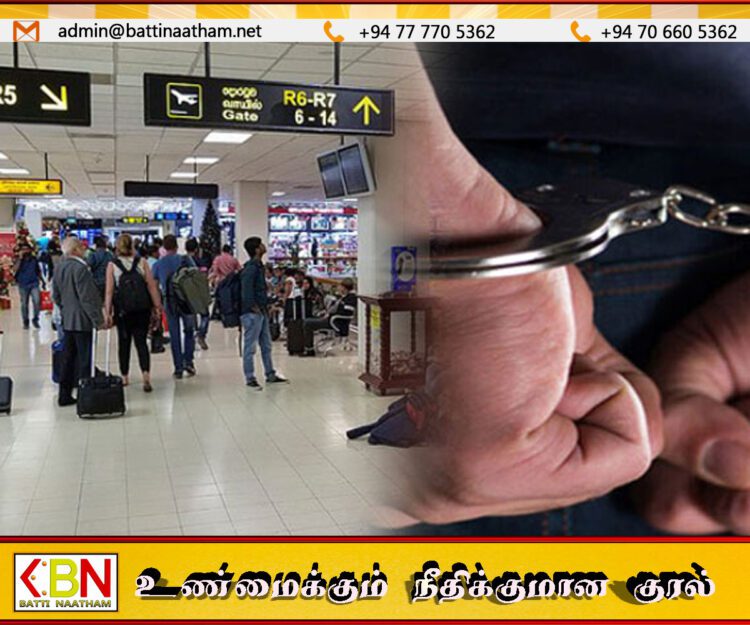 40 மில்லியன் மதிப்புள்ள ஹஷிஷ் போதைப்பொருளுடன் வெளிநாட்டு பயணி ஒருவர் கைது
