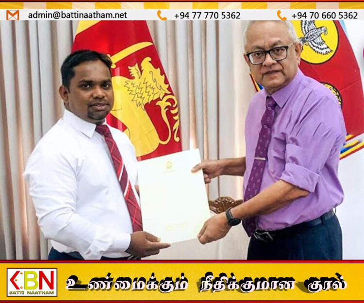 திருகோணமலை மாநகர சபையின் பதில் ஆணையாளராக யு.சிவராஜா நியமனம்