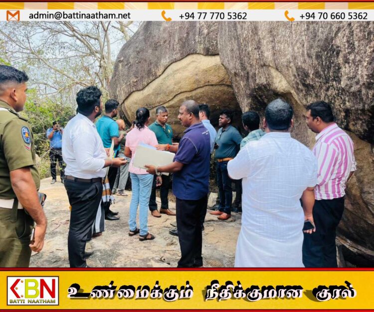 வெருகலில் தொல்பொருள் பகுதிகளை அடையாளங்காண கள விஜயம்
