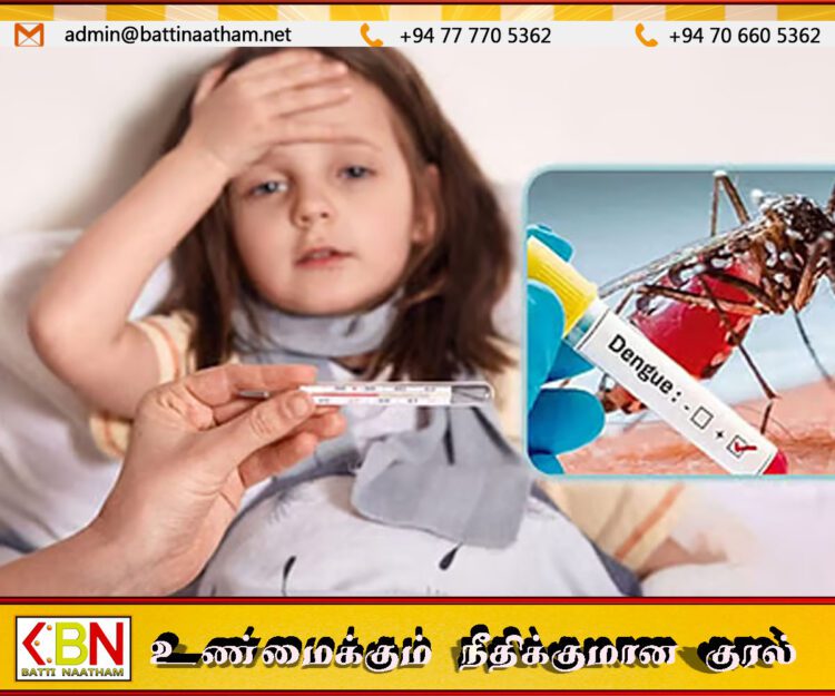 டெங்கு நோயாளர்களில் 27 சதவீதமானோர் சிறுவர்கள்