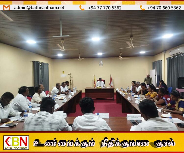 கோறளைப்பற்று வடக்கு வாகரை பிரதேச சபையின் கன்னி அமர்வில் பேசப்பட்ட விடயங்கள்