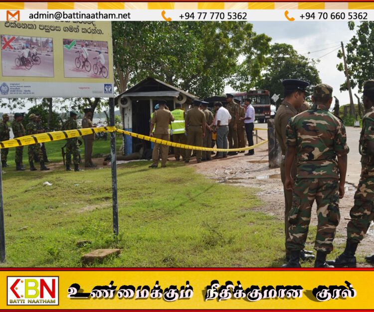 வவுணதீவில் இரு பொலிசார் படுகொலை; பிழையான தகவலை வழங்கிய பொலிஸ் பரிசோதகர் கைது
