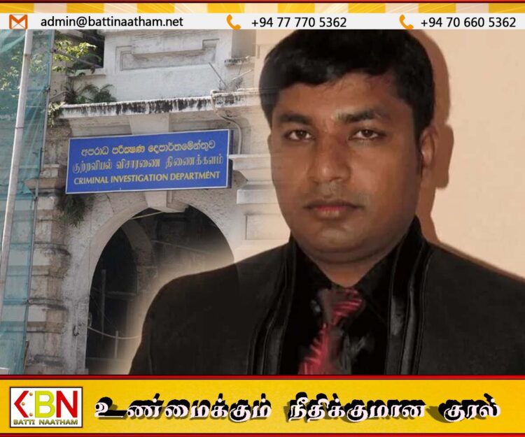 கைது செய்யப்பட்ட இனிய பாரதி மற்றும் அவரது சகா கொழும்பில்; பொலிஸ் ஊடகப்பிரிவு அறிக்கை