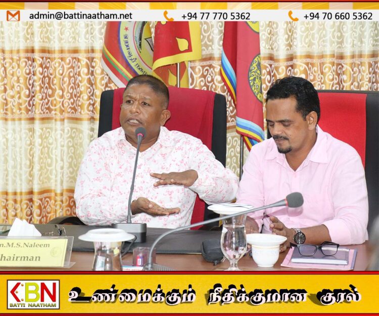 அனுமதியில்லாமல் ஏறாவூர் பிரதேச வீதிகளில் கல் மற்றும் மண்ணை இறக்கிவைத்தால் நடவடிக்கை