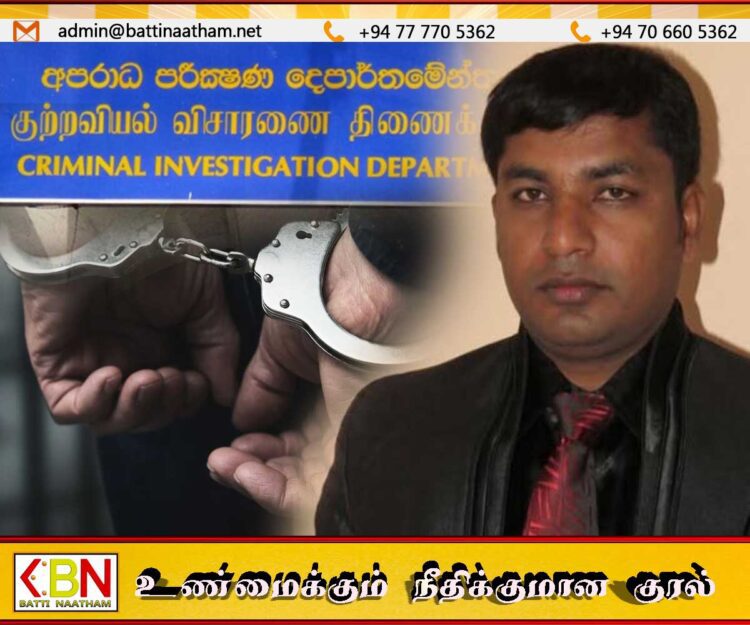 தொடரும் பிள்ளையான் சார்ந்த கைதுகள்?; இன்று மாலையும் இனிய பாரதியின் மற்றுமொரு சகா கைது!