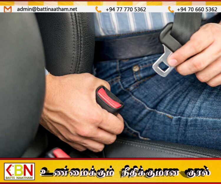 ஆசன பட்டி சட்டத்தை கடுமையாக அமுல்படுத்த நடவடிக்கை
