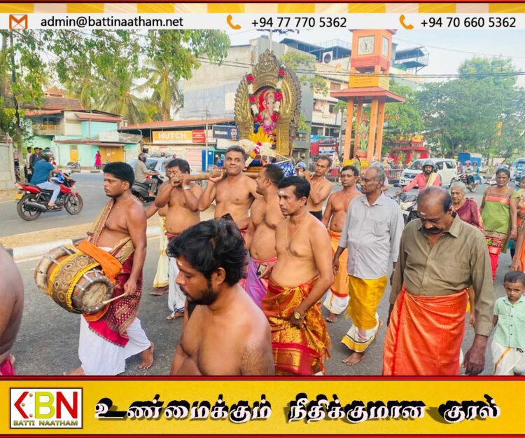 மட்டு மாமாங்கேஸ்வரர் ஆலயத்தின் வருடாந்த மஹோற்சவம் நாளை