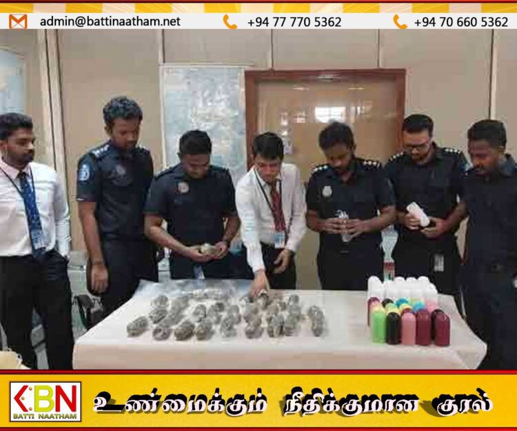 விமான நிலையத்தில் 31 மில்லியன் ரூபா பெறுமதியான குஷ் போதைப்பொருள் பறிமுதல்