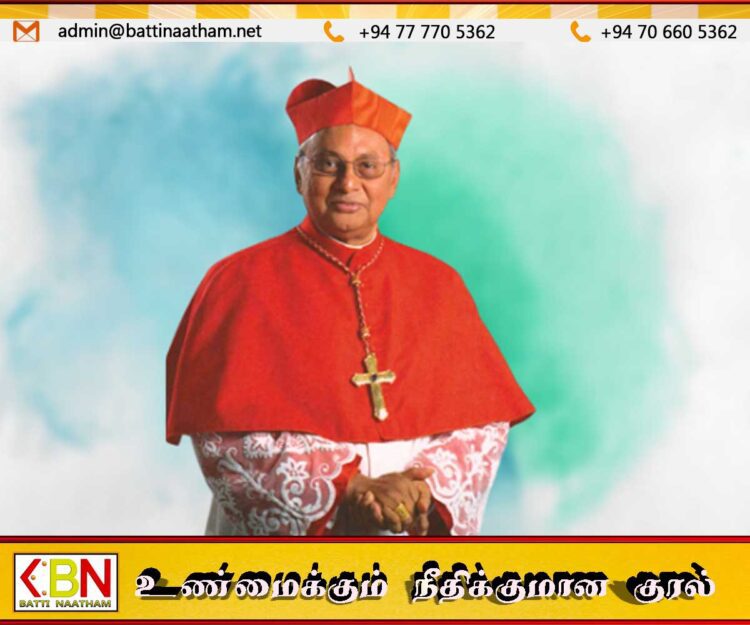 ஒரே பாலின திருமணம் என்பது மனித உரிமை அல்ல, அதை அனுமதிக்கக்கூடாது; பேராயர் கர்தினால் மெல்கம் ரஞ்சித் ஆண்டகை