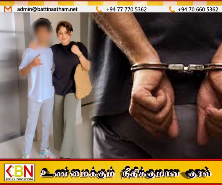 இலங்கை நடிகை பியூமி ஹன்சமாலியின் மகன் கைது