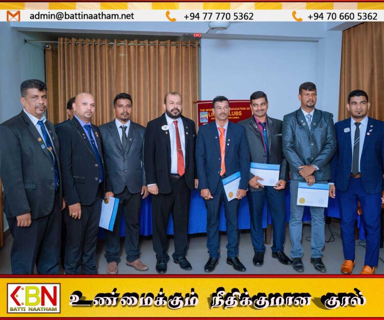 வாழைச்சேனை லயன்ஸ் கழகத்தின் பதவி ஏற்பு விழா நிகழ்வு