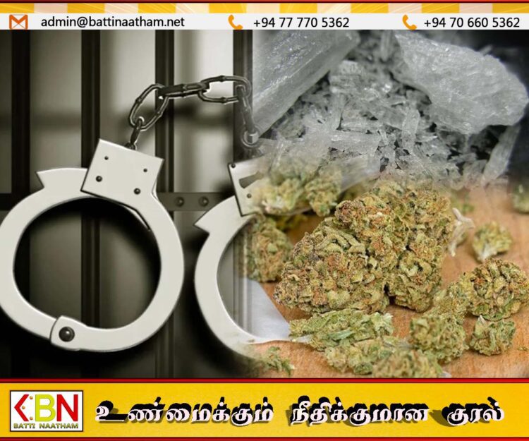 வாழைச்சேனையில் போதைப்பொருள் வியாபாரி கைது
