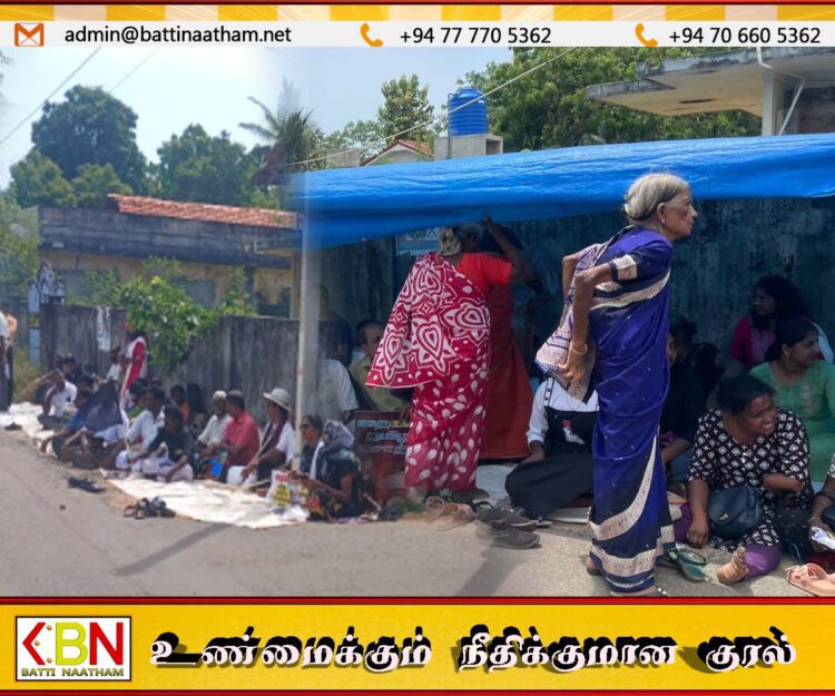 தையிட்டி சட்டவிரோத விகாரைக்கு எதிராக போராட்டம்