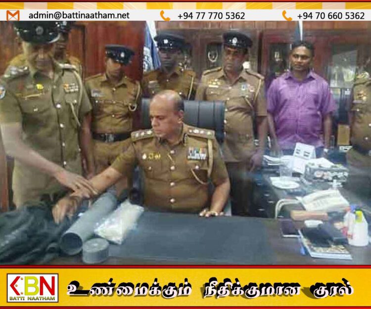 பயாகலையில் குழாயில் மறைத்து எடுத்துச் சென்ற ஹெரோயினுடன் நபர் கைது
