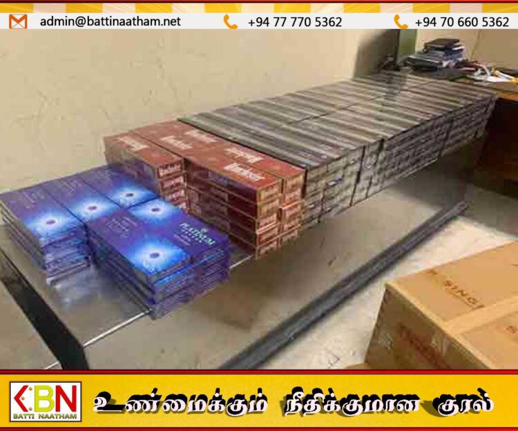 600,000 ​பெறுமதியுடைய வெளிநாட்டு சிகரெட்டுகளுடன் ஒருவர் கைது