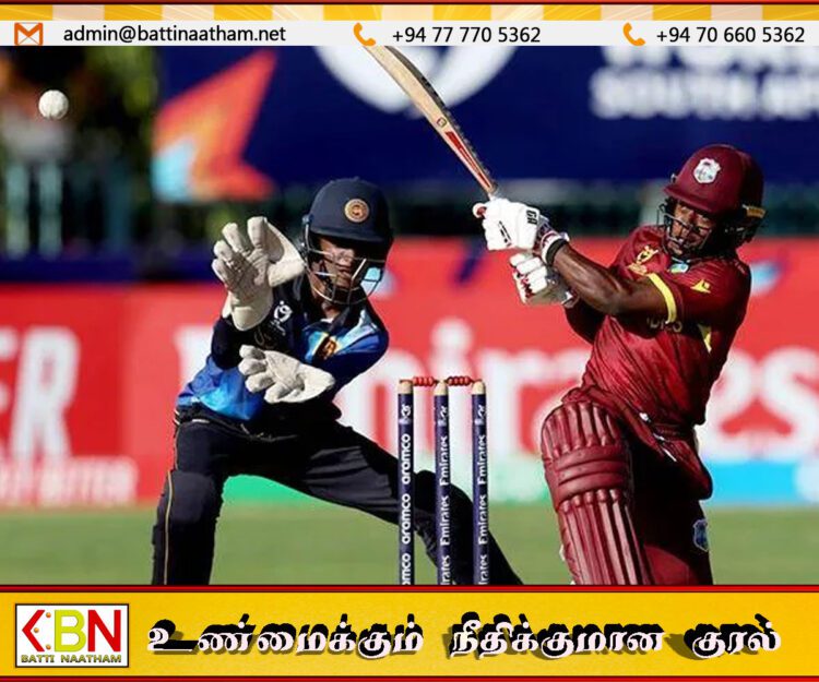 மேற்கிந்திய தீவுகளுக்கு சுற்றுப்பயணம் மேற்கொள்ளும் இலங்கை இளையோர் அணி