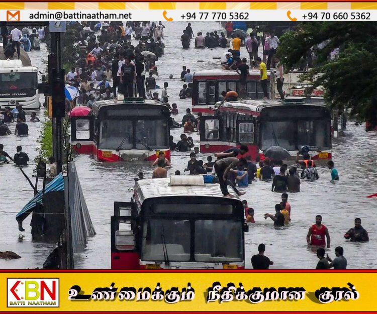 மும்பையில் சீரற்ற வானிலை காரணமாக ஒரு மில்லியன் மக்கள் பாதிப்பு