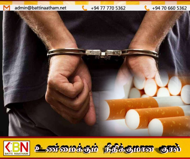 3,060 வௌிநாட்டு சிகரெட்டுக்களுடன் ஒருவர் கைது