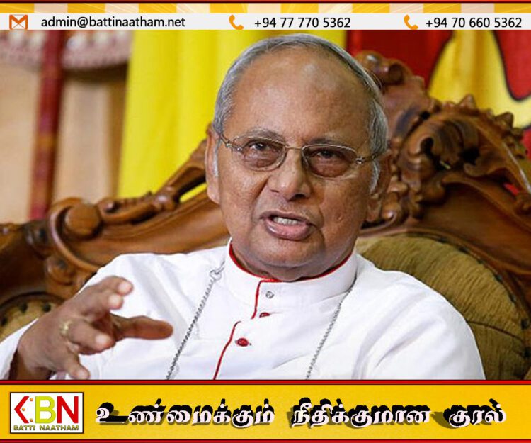 நாட்டில் ஓரினச்சேர்க்கை ஊக்குவிப்பு; கர்தினால் குற்றச்சாட்டு