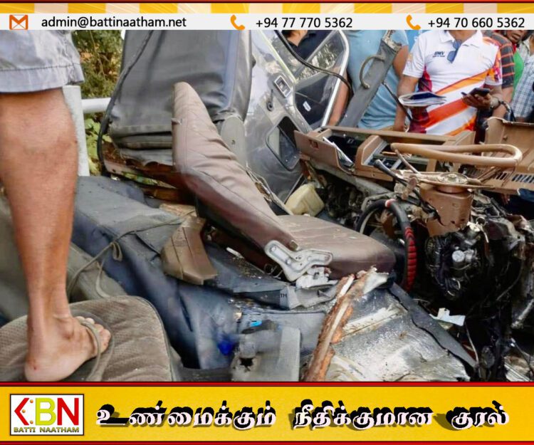 குளியாப்பிட்டிய பகுதியில் இன்று காலை ஏற்பட்ட விபத்தில் 5 மாணவர்களின் நிலைமை கவலைக்கிடம்; சாரதி கைது