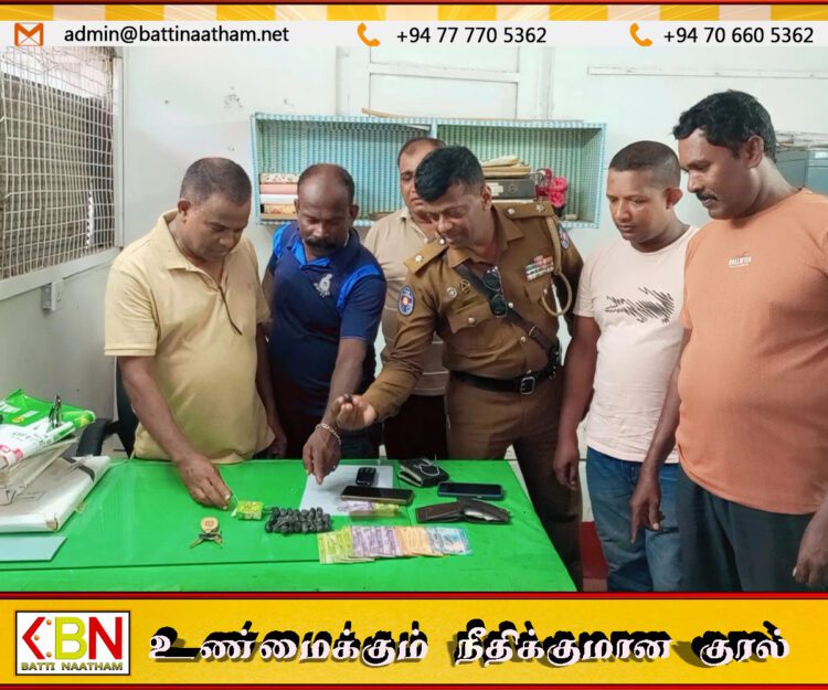 சம்மாந்துறையில் ஒரு தொகை கஞ்சா போதைப்பொருளுடன் இருவர் கைது