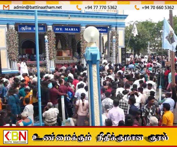 மடுமாதா தேவாலய வருடாந்திர திருவிழா இன்று ஆரம்பம்