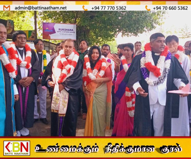 வாழைச்சேனையில் மெதடிஸ்த திருச்சபையின் புனர்நிர்மாண ஆலய அர்ப்பணமும் திருமுழுக்கு வழிபாடும்