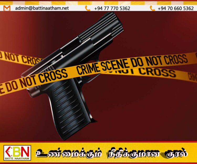 இன்று காலை இலங்கையில் துப்பாக்கிச் சூடு; ஒருவர் உயிரிழப்பு