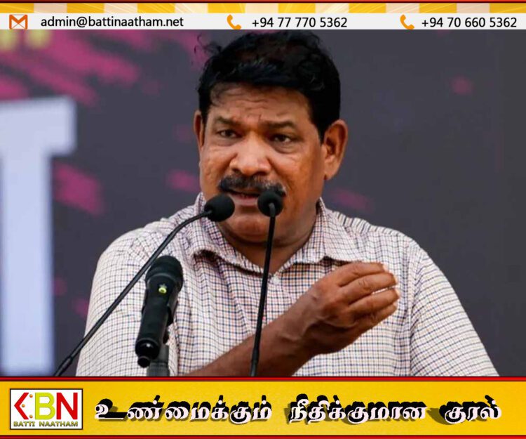 சாணக்கியன், சுமந்திரனின் தாளத்துக்கேற்ப ஆட மக்கள் கொண்டை கட்டிய சீனர்கள் அல்ல; அமைச்சர் சந்திரசேகர்
