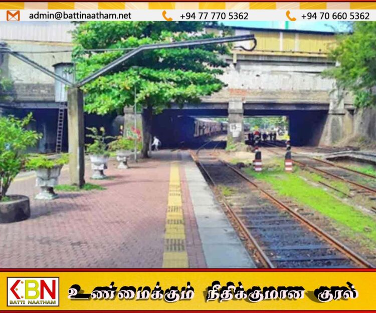 மருதானைக்கும் கோட்டைக்கும் இடையே அனைத்து ரயில் சேவைகளும் பாதிப்பு