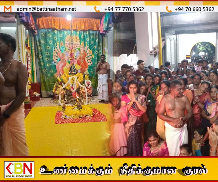 மண்டூர் கந்தசுவாமி ஆலய வருடாந்த மஹோற்சவம் கொடியேற்றத்துடன் ஆரம்பம்