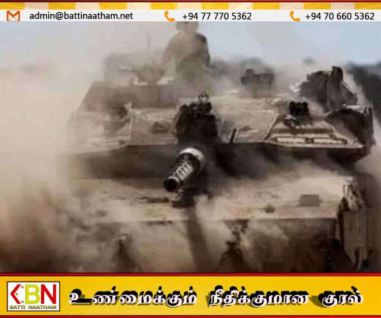 காஸாநகர் மீது இஸ்ரேலின் தரைவழித் தாக்குதல் ஆரம்பம்