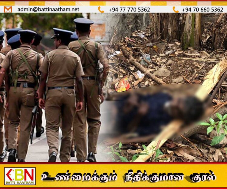 மட்டக்களப்பில் ஆலயத்திற்கு அருகில் வயதான ஆண் ஒருவரின் சடலம் மீட்பு