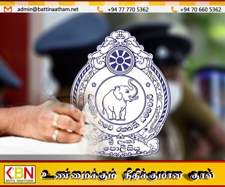 பொலிஸாரின் முறைப்பாட்டு புத்தக பக்கங்களை வாயில் இட்டு மென்ற நபர்