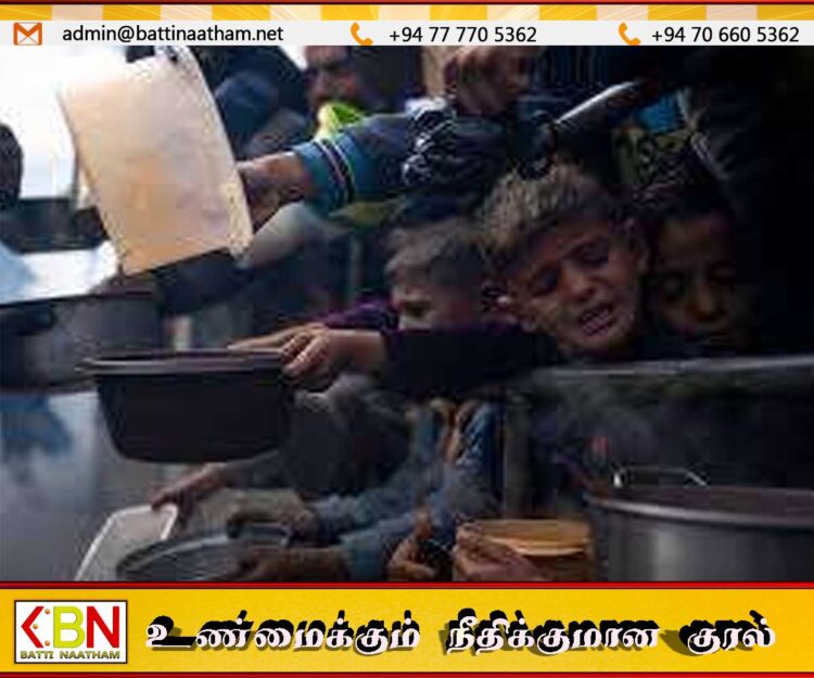 காஸா பகுதியில் ஊட்டச்சத்து குறைபாடு காரணமாக 11 பேர் உயிரிழப்பு