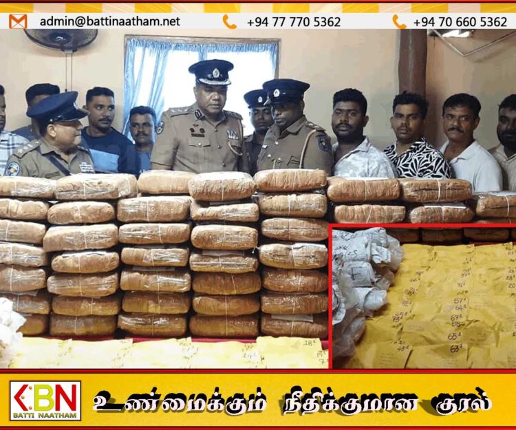 சாவகச்சேரியில் 284 கிலோ கேரள கஞ்சாவுடன் இருவர் கைது!