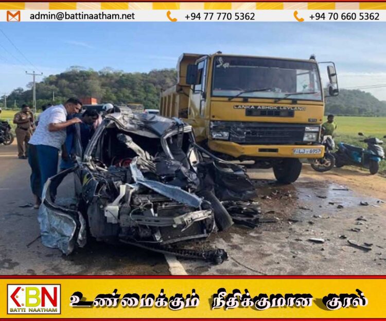 மூதூர் பொலிஸ் பிரிவில் விபத்து; ஒருவர் உயிரிழப்பு