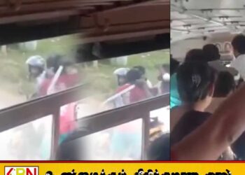 மன்னாரில் பஸ்ஸிற்குள் புகுந்து கத்தி முனையில் நபர் ஒருவர் கடத்தல்