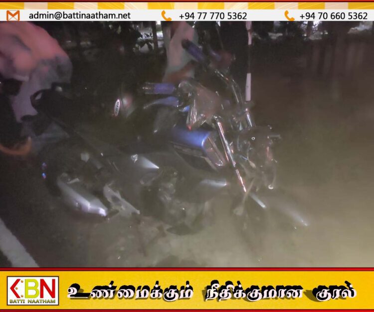 கிளிவெட்டி பகுதியில் இடம்பெற்ற வாகன விபத்தில் ஒருவர் உயிரிழப்பு